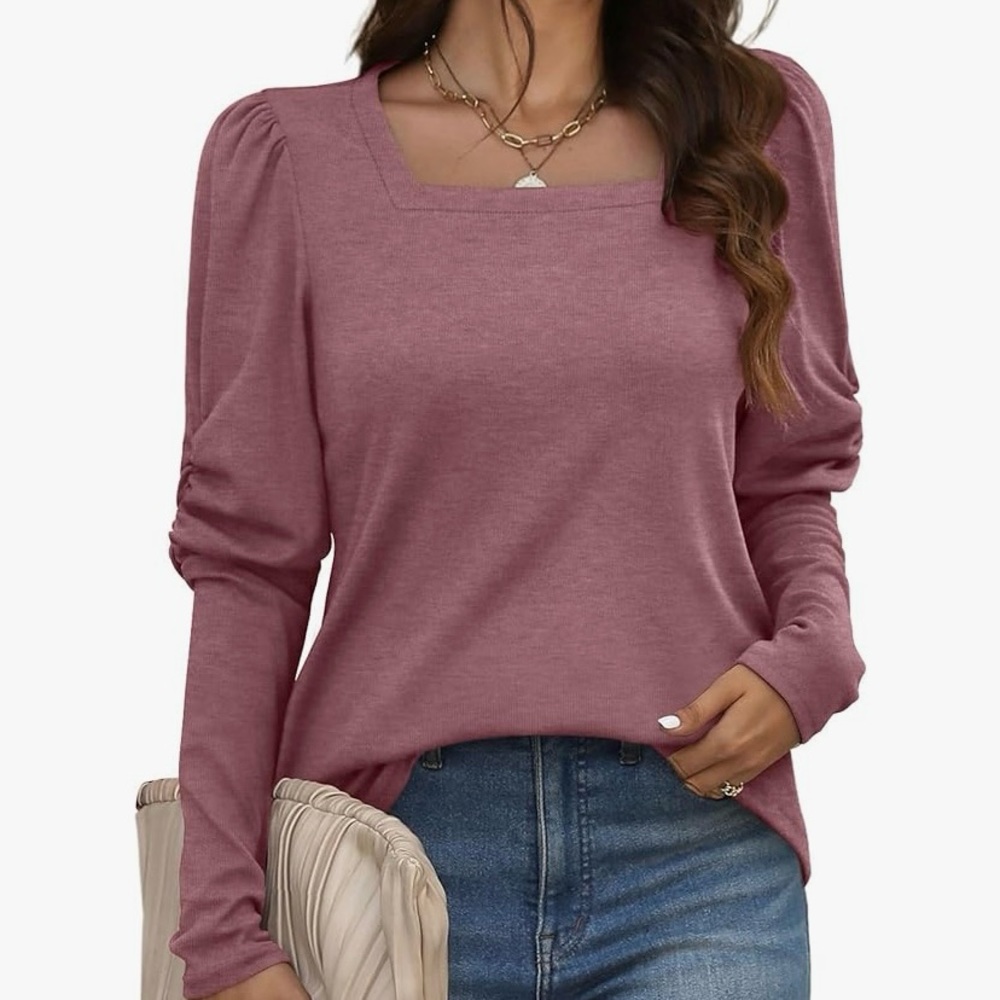 Long sleeve pink/rose shirt size 2x